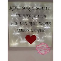 Beleuchtetes Bild Liebe von SteffisDesign