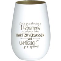 Abschiedsgeschenk Für Die Hebamme, Danke Hebamme Dankeschön, Windlicht Lasergraviert von SteffisHobbytraum2