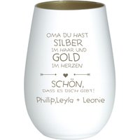 Personalisiertes Windlicht, Lasergraviertes Perfektes Geschenk Für Die Großeltern, Oma Und Opa Von Den Enkeln von SteffisHobbytraum2