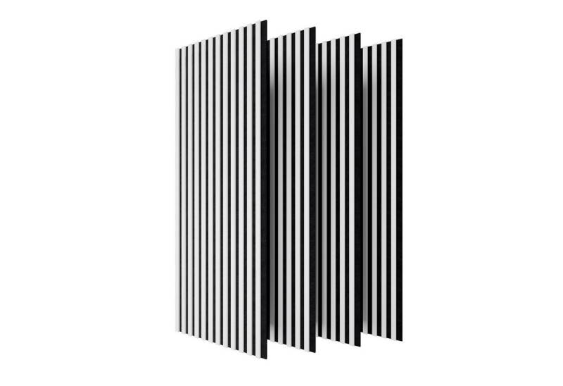 Stegu Wandpaneel Linea ACOUSTIC PROline Akustikpaneel Holz auf Filz Lamellenwand FSC, BxL: 60,00x120,00 cm, (4-tlg) Dekorative Wandvertafelung mit Akustik- und Dämmungseigenschaften von Stegu