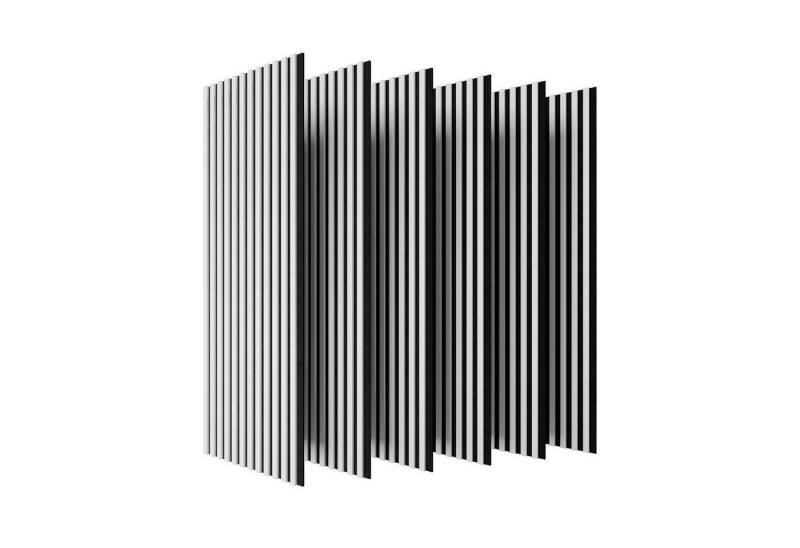 Stegu Wandpaneel Linea ACOUSTIC PROline Akustikpaneel Holz auf Filz Lamellenwand FSC, BxL: 60,00x120,00 cm, (6-tlg) Dekorative Wandvertafelung mit Akustik- und Dämmungseigenschaften von Stegu