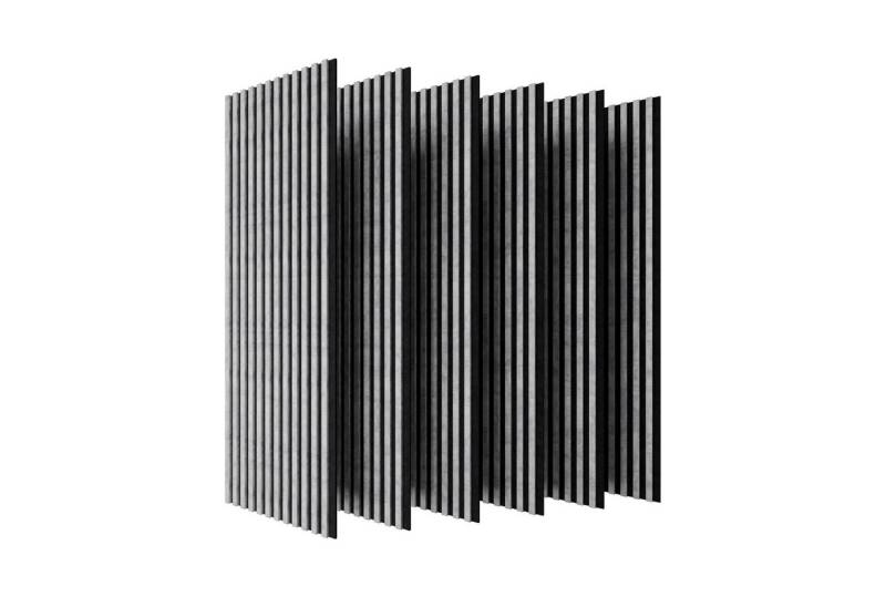 Stegu Wandpaneel Linea ACOUSTIC PROline Akustikpaneel Holz auf Filz Lamellenwand FSC, BxL: 60,00x120,00 cm, (6-tlg) Dekorative Wandvertafelung mit Akustik- und Dämmungseigenschaften von Stegu