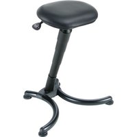 meychair Stehhilfe, Kunstledersitz, Sitzhöhe 620-830 mm, Stahlbasis, schwarz von meychair