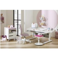 PAIDI Kinderschreibtisch "DIEGO CURVED GT, Schülerschreibtisch, ergonomisch, mitwachsend" stufenlos höhenverstellbar, geteilte Tischplatte neigbar von Paidi