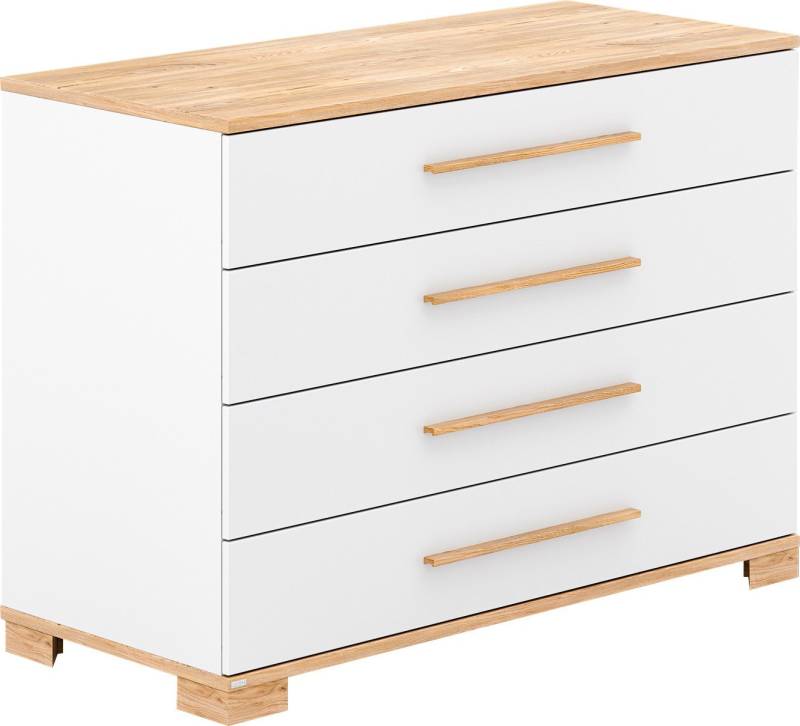 PAIDI Wickelkommode YOLANDA 4S, oberer Schubkasten mit Facheinteilung und Vollauszug von PAIDI