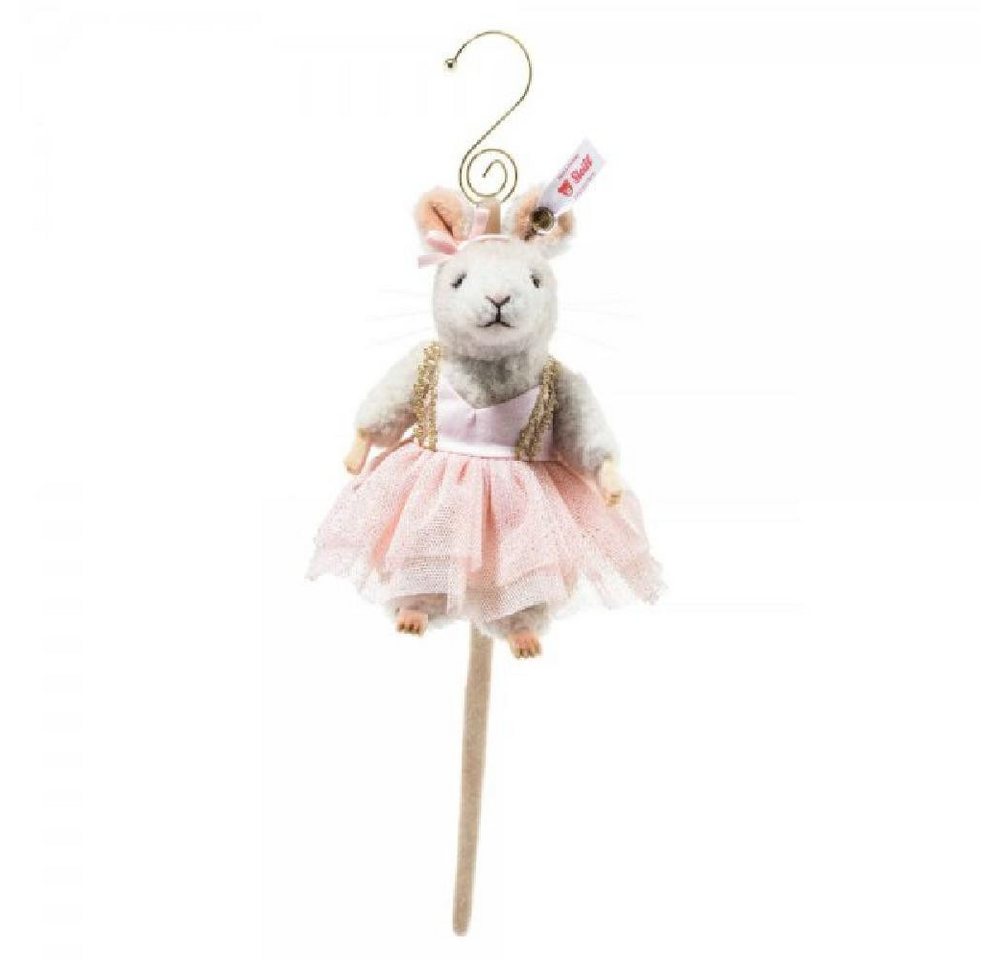 Steiff Christbaumschmuck Ornament Maus Ballerina Hellgrau (11 cm) von Steiff