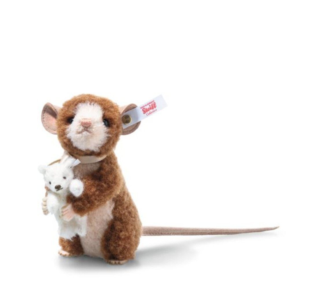 Steiff Dekofigur Steiff Paul Maus mit Petsy Teddybär 12 cm 007521 von Steiff