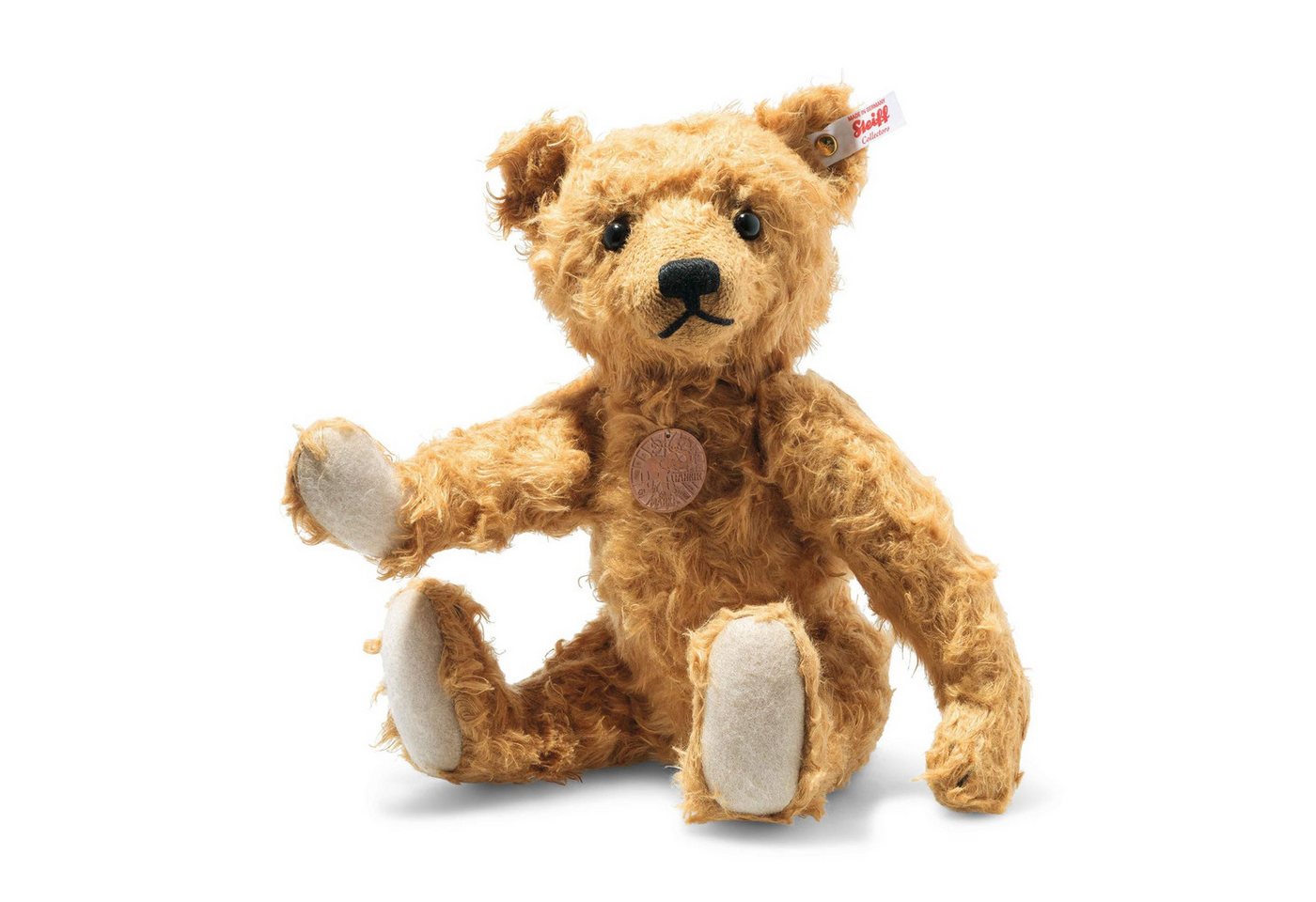 Steiff Dekofigur Teddybär Linus 35 cm rotbraun 006104 von Steiff