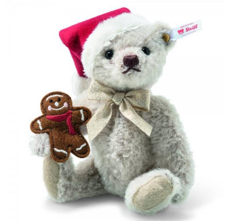 Steiff Weihnachtsbaumkugel Stofftier Weihnachtsteddybär Beige (18 cm) von Steiff