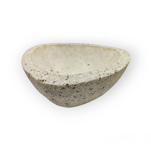 Stein Design Manufaktur Naturstein Blumentopf Sukkulenten Töpfe Kaktus Pflanzgefäße Beton Töpfe Bonsai Übertopf Dreieckig Klein von Stein Design Manufaktur