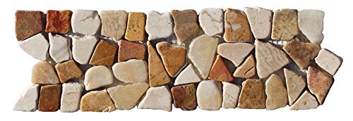 BO-335 Marmor Mosaikfliesen Bordüre Bruchstein Fliesen Lager Verkauf Stein-mosaik Herne NRW Naturstein-Badezimmer BO-335 Marmor Mosaikfliesen Bordüre Bruchstein Fliesen Lager Verkauf Stein-mosaik Herne NRW Naturstein-Badezimmer von Stein-mosaik