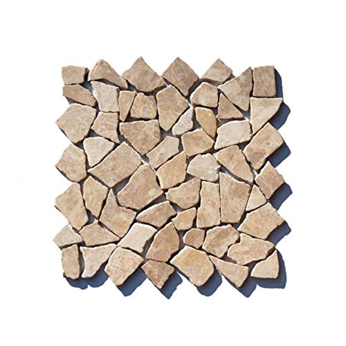 M-021 Marmor Bruchstein Mosaikfliese Mocca Naturstein Badezimmer Stein-mosaik Herne Fliesen Lager Verkauf NRW M-021 Marmor Bruchstein Mosaikfliese Mocca Naturstein Badezimmer Stein-mosaik Herne Fliesen Lager Verkauf NRW von Stein-mosaik