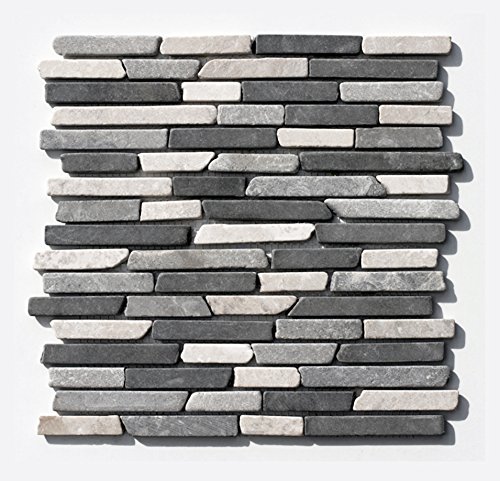 ST-441 Marmor Naturstein Stab Mosaikfliesen Grau Hellgrau Weiß Design Bad Fliesen Lager Verkauf Stein-Mosaik Herne NRW ST-441 Marmor Naturstein Stab Mosaikfliesen Grau Hellgrau Weiß Design Bad Fliesen Lager Verkauf Stein-Mosaik Herne NRW von Stein-mosaik