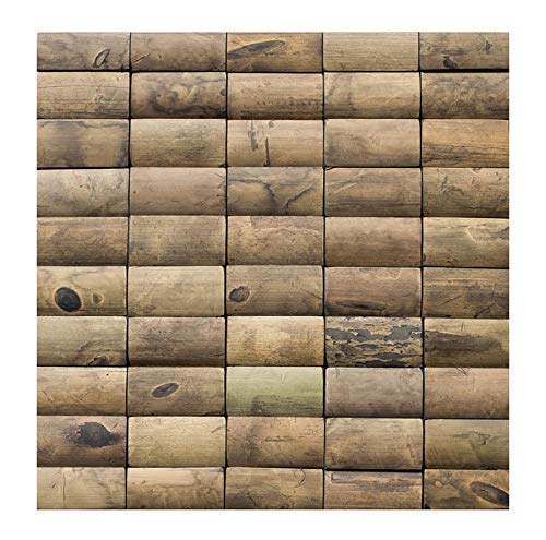 Wand-Design - BM-002 - Bambus Mosaikfliesen Verblender Holzwand Bamboo-Mosaic Bamboo-Design - Fliesen Lager Verkauf Stein-mosaik Herne NRW von Stein-mosaik