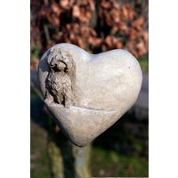 Hundeherz | Gedenkstein Für Hunde Aus Sandstein, Grabstein, Geliebtes Haustier, Handgemacht, Hochwertig Hundeherz | Gedenkstein Für Hunde Aus Sandstein, Grabstein, Geliebtes Haustier, Handgemacht, Hochwertig von SteinArtManufaktur