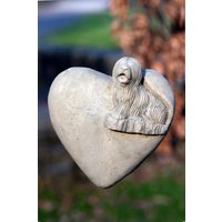Hundeherz | Gedenkstein Für Hunde Aus Sandstein, Grabstein, Geliebtes Haustier, Handgemacht, Hochwertig Hundeherz | Gedenkstein Für Hunde Aus Sandstein, Grabstein, Geliebtes Haustier, Handgemacht, Hochwertig von SteinArtManufaktur