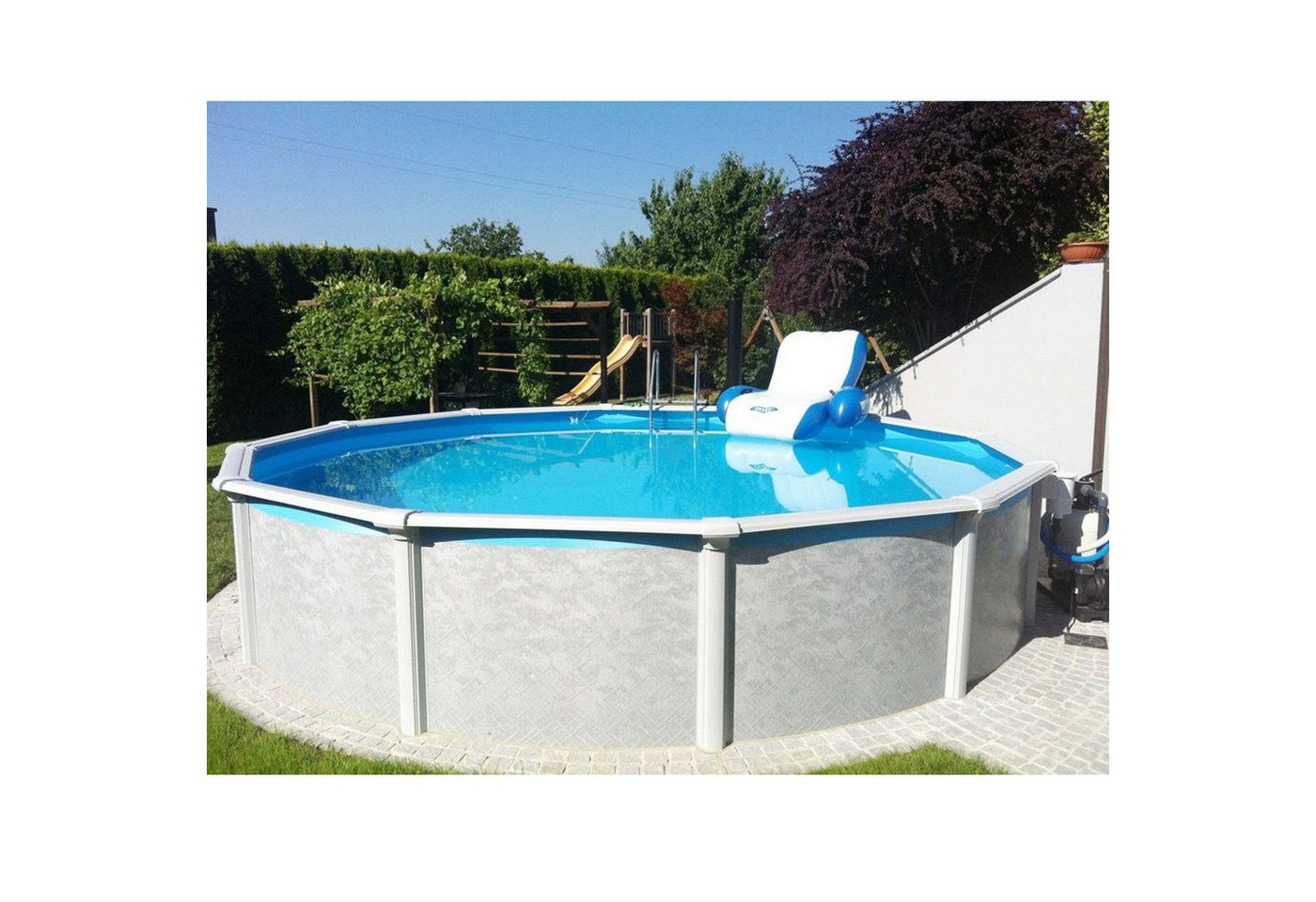 Steinbach Pool Achteckpool Stahlwand Swimming Pool Set Grande rund" (549 x 135 cm), stabile Rahmenträger" von Steinbach Pool