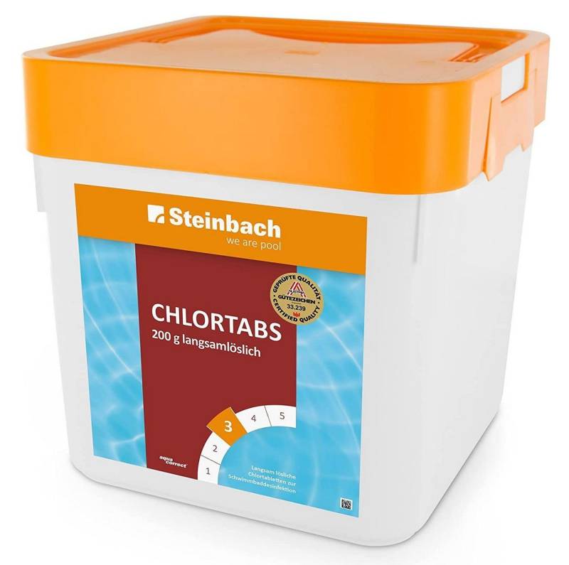 Steinbach Pool Poolpflege STEINBACH Chlortabs 200 g langsamlöslich, 5 Kg Steinbach Pool Poolpflege STEINBACH Chlortabs 200 g langsamlöslich, 5 Kg von Steinbach Pool