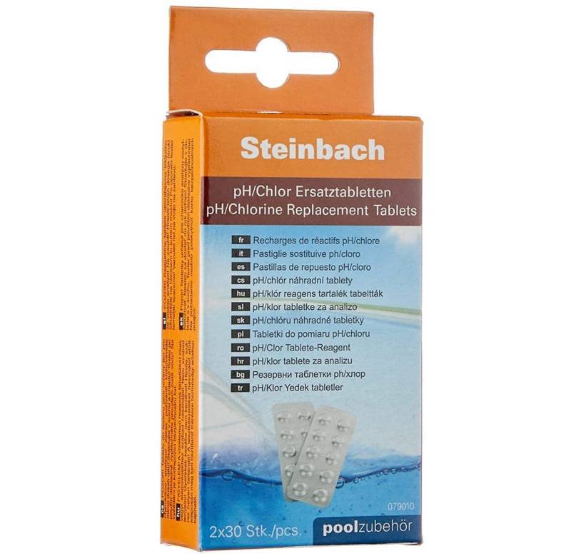 Steinbach Pool Poolpflege STEINBACH Ersatztabletten für pH-Wert und freies Chlor, 60 Stk von Steinbach Pool