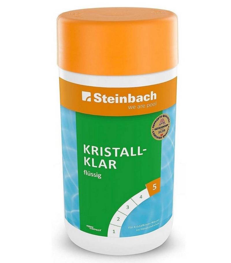 Steinbach Pool Poolpflege STEINBACH Poolpflege Kristallklar Algezid, Aktivsauerstoff, 1 Ltr Steinbach Pool Poolpflege STEINBACH Poolpflege Kristallklar Algezid, Aktivsauerstoff, 1 Ltr von Steinbach Pool