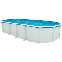 Stahlwand Swimming Pool Set Highline weiß 640 x 366 x 132 cm - Steinbach von Steinbach