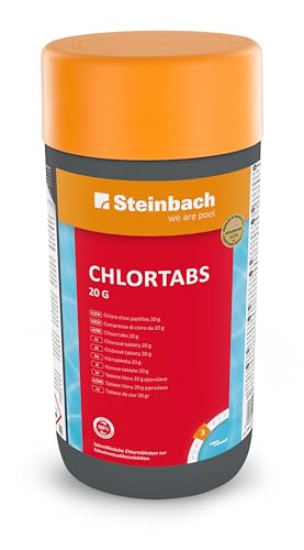 Steinbach Poolpflege Chlortabs 20g, 1 kg, Chlorprodukte, 0757201TD00 von STEINBACH