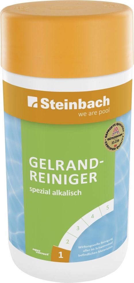 Steinbach Poolpflege Gelrandreiniger 1 L, Beckenreiniger von Steinbach