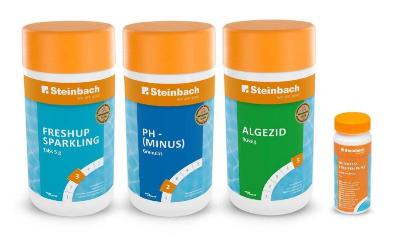 Steinbach Poolpflege Steinbach 5 in 1 Pool-Pflege-Set, (Spar-Set) von Steinbach