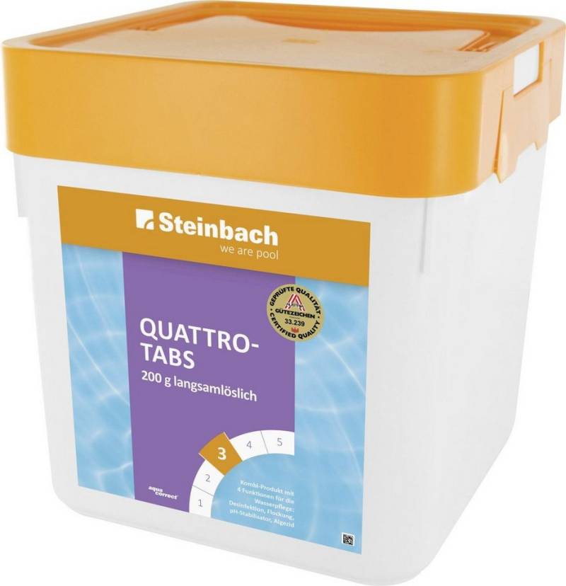 Steinbach Poolpflege Steinbach Poolpflege Quattrotabs Tabs 5 kg von Steinbach