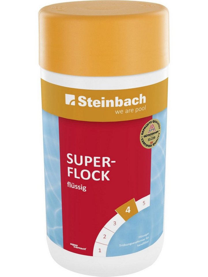 Steinbach Poolpflege Steinbach Poolpflege Superflock flüssig 1 L von Steinbach