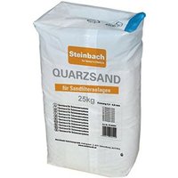 Quarzfiltersand, din en 12904 Körnung 0,4 - 0,8 mm, 25 Kg - Steinbach von Steinbach