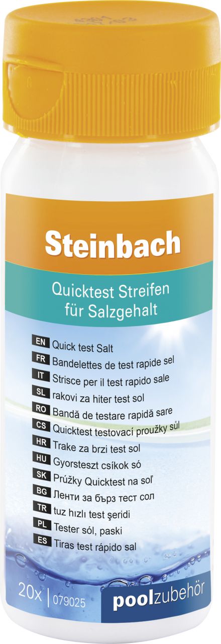 Steinbach Quicktest Streifen für Salzgehalt mehrfarbig von Steinbach