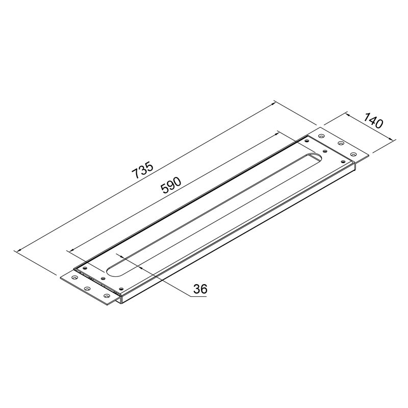 Steinberg Serie 100 Montageplatte, für Waschtisch- und Wannenrandarmaturen, 1009411 von Steinberg GmbH