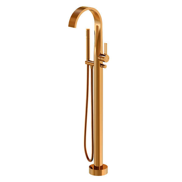 Steinberg Serie 280 Wannenarmatur, freistehend, Höhe: 1036mm, Ausladung 221mm, 2801162, Farbe: Rose Gold von Steinberg GmbH