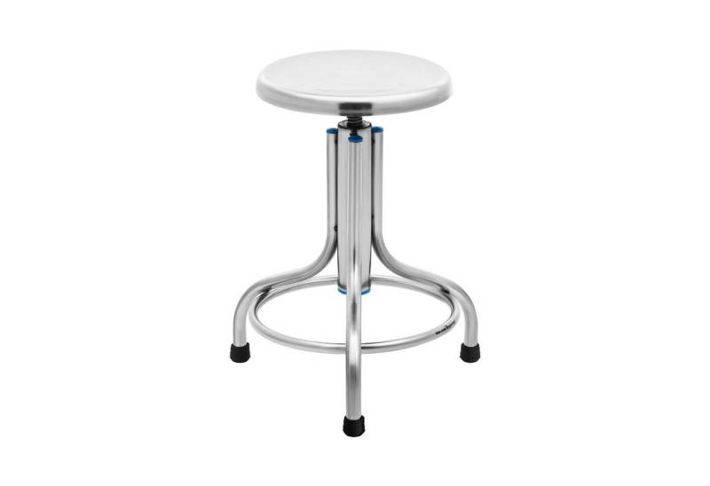 Steinberg Systems Arbeitshocker Drehhocker Praxishocker Laborhocker höhenverstellbar Edelstahl 45 - 60 von Steinberg Systems