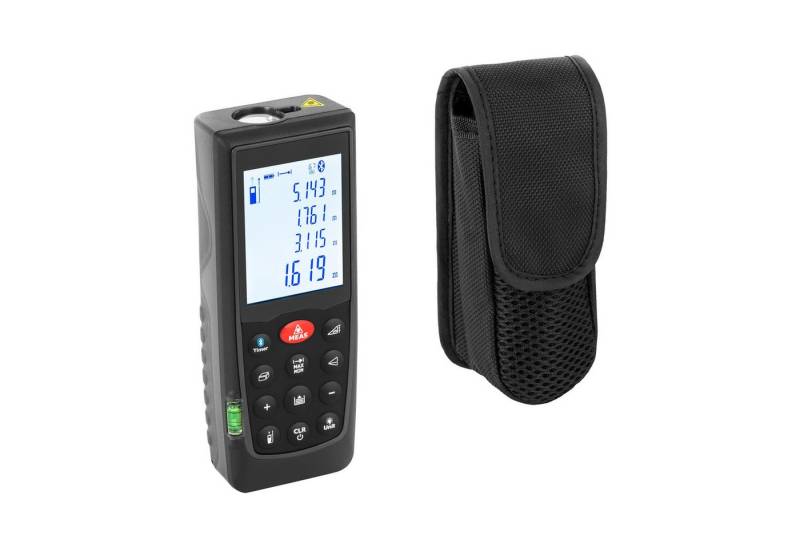 Steinberg Systems Entfernungsmesser 70 m Distanzmesser 1,5 mm genau Laser LCD Bluetooth IP54 Wasserwaage von Steinberg Systems