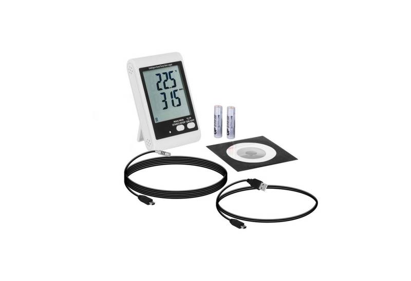 Steinberg Systems Feuchtigkeitsmesser Datenlogger Temperatur + Luftfeuchtigkeit LCD -40-125°C - ext. Sensor von Steinberg Systems