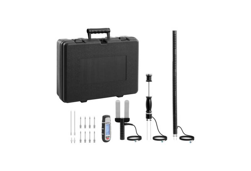 Steinberg Systems Feuchtigkeitsmesser Feuchtigkeitsmessgerät 1 - 75 % LCD Feuchtemesser 15 Elektroden Koffer von Steinberg Systems