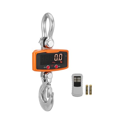 Steinberg Systems Kranwaage 2000 kg Traglast und 1 kg Genauigkeit LED-Display Fernbedienung Tara Nullen Halten digitale Hängewaage mit automatischer Abschaltung Industriewaage aus Stahl und Aluminium Steinberg Systems Kranwaage 2000 kg Traglast und 1 kg Genauigkeit LED-Display Fernbedienung Tara Nullen Halten digitale Hängewaage mit automatischer Abschaltung Industriewaage aus Stahl und Aluminium von Steinberg Systems