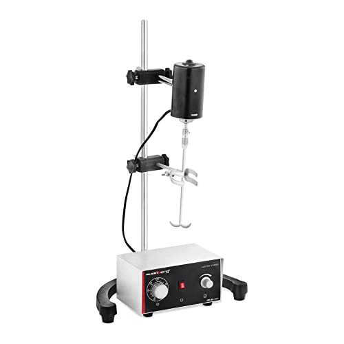 Steinberg Systems Laborrührer Elektrisch SBS-ER-3000 (100 W, 3.400 U/min, Volumen 100–5.000 ml, Timer 120 min, inkl. Rührstab aus Edelstahl) von Steinberg Systems