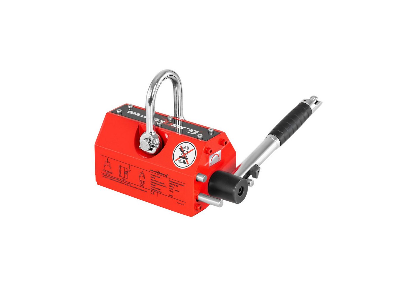 Steinberg Systems Materialheber Lasthebemagnet 300 kg Magnetheber Magnetgreifer Neodymmagnet Hebel, verschiedene Produktvarianten von Steinberg Systems