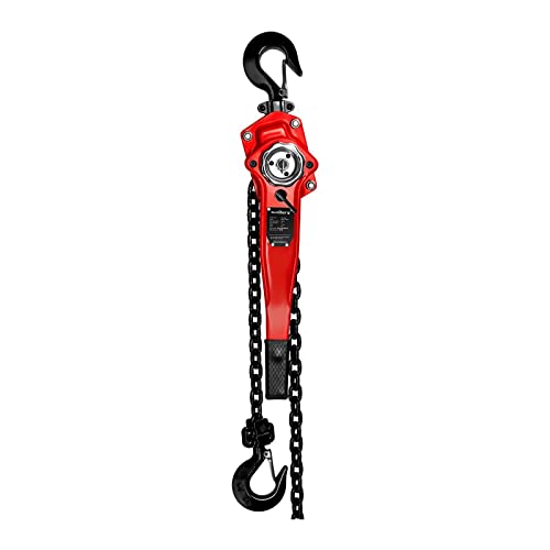 Steinberg Systems SBS-FZ 1500/2M Ratschenzug 1,5t Kettenzug Hebezug mit max. Hubhöhe 2 m Hebelzug Flaschenzug von Steinberg Systems