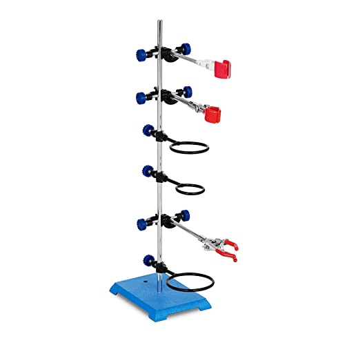 Steinberg Systems SBS-LS-200 Laborstativ mit Klemme, Ring und Muffe Länge 59 cm Spannweite bnis 85 mm von Steinberg Systems