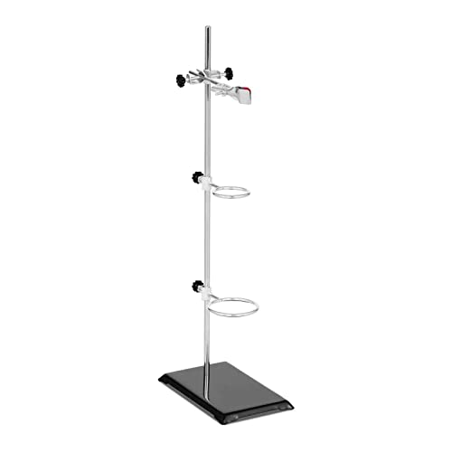 Steinberg Systems SBS-LS-300 Laborstativ mit Klemme, Muffe und 2 Ringen Standfläche 21,2 x 13,7 cm Länge Stativ 59 cm Steinberg Systems SBS-LS-300 Laborstativ mit Klemme, Muffe und 2 Ringen Standfläche 21,2 x 13,7 cm Länge Stativ 59 cm von Steinberg Systems