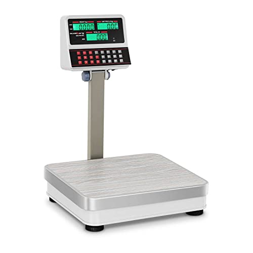 Steinberg Systems Kontrollwaage mit Hochanzeige Digitalwaage Industriewaage 100 kg / 10 g LCD viele Funktionen von Steinberg Systems