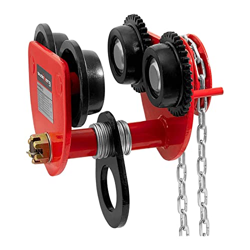 Steinberg Systems SBS-RT-3000C Rollfahrwerk 3.000 kg Flanschbereich 90-130 mm Krankatze Laufkatze Handfahrwerk von Steinberg Systems