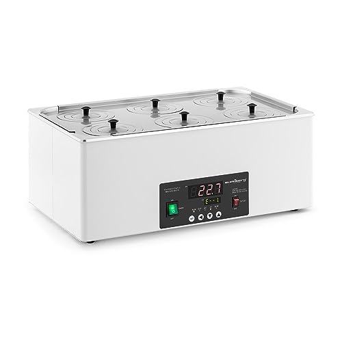 Steinberg Systems SBS-TWB-2006 Thermostatisches Wasserbad digital 22,5 l 5-100 °C 500 x 300 x 150 mm LED-Anzeige NTC-Sensor und Timerfunktion beheiztes Labor-Wasserbad von Steinberg Systems