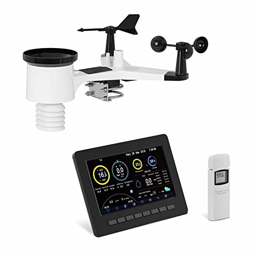 Steinberg Systems SBS-WS-500 WiFi Wetterstation LCD 7" USB Innensensor von Steinberg Systems