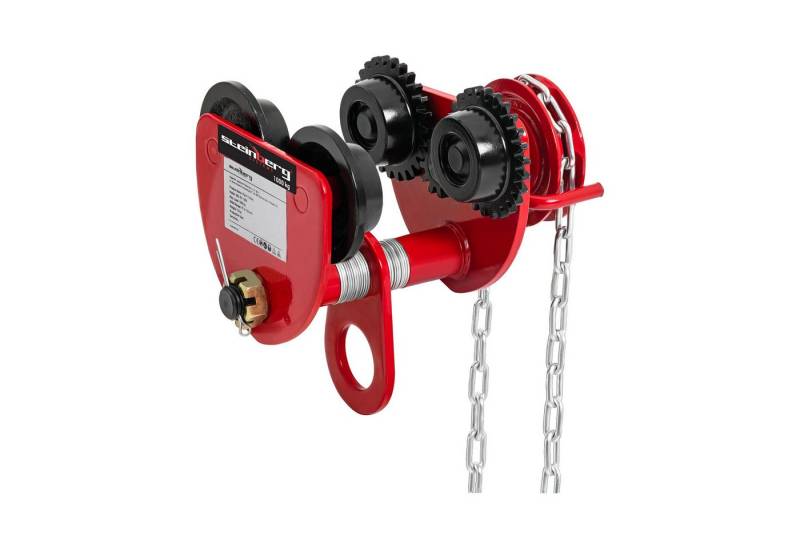 Steinberg Systems Seilwinde Rollfahrwerk Krankatze Laufkatze Handfahrwerk 1.000 kg 77-133 mm mit von Steinberg Systems