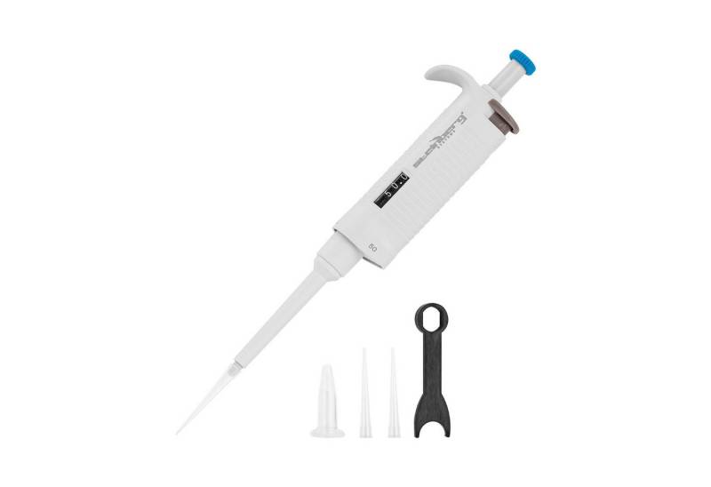 Steinberg Systems Tropfer Einkanalpipette Messpipette Mikropipette 0,005 - 0,05 ml inkl. Zubehör von Steinberg Systems